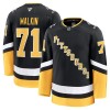 Pittsburgh Penguins Dresy Fanatics Premium Evgeni Malkin 2024-25 Černá Třetí - Pánské Pittsburgh Penguins Dresy Fanatics Premium Evgeni Malkin 2024-25 Černá Třetí - Pánské